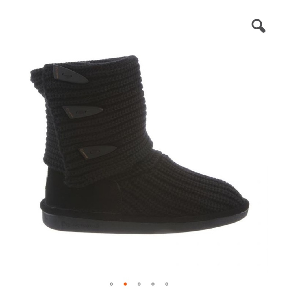 Bear paw tall knit boots